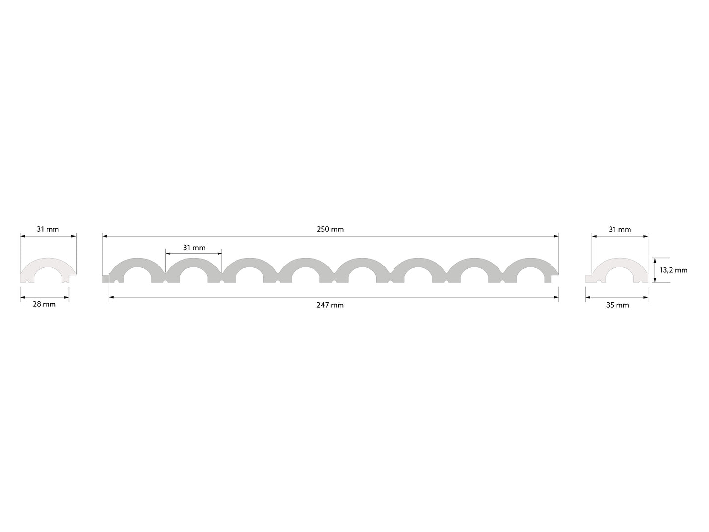 3D Väggpanel WP001T