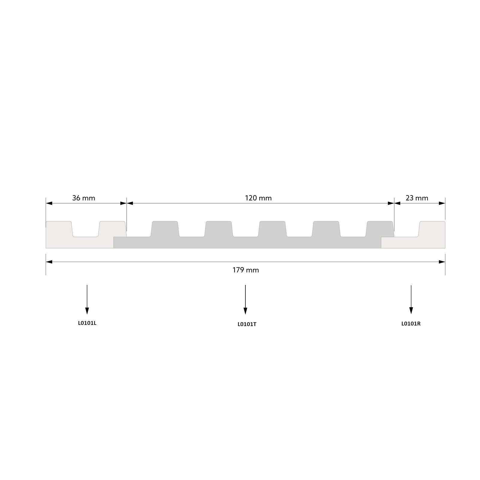 3D Väggpanel L0101T