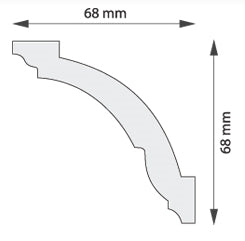 Taklist frigolit DP22