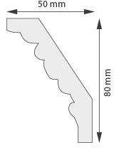 Taklist frigolit DP47